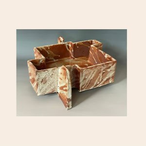 Florero para Moribana "Fuego".