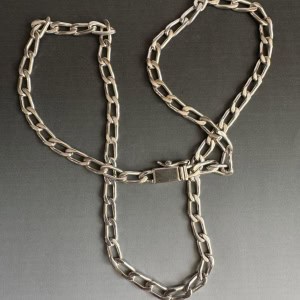Cadena grande de plata 0.925