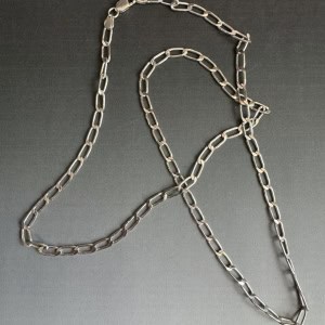 Cadena mediana de plata 0.925